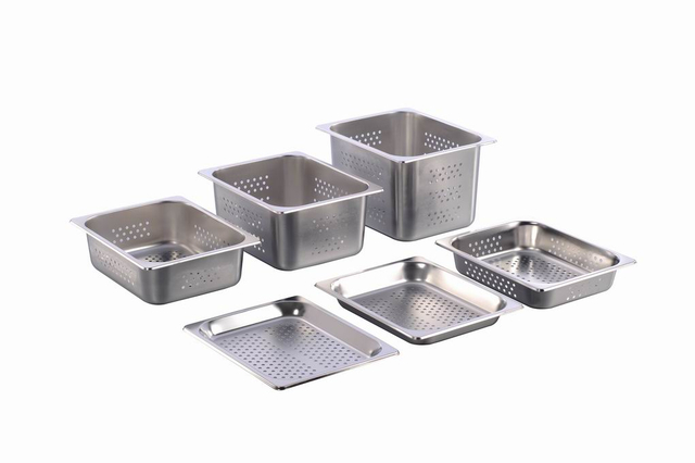 Cacerola de mesa de vapor con perforado