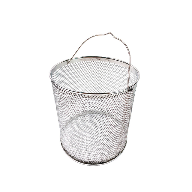 Portátil duradero de acero inoxidable mini tipo chips de canasta frita