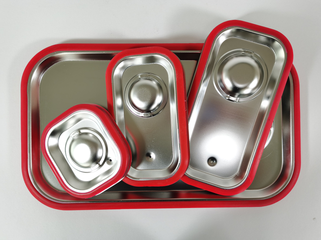Cubierta estándar de acero inoxidable Silicone GN Pan tapa de tapa de tapa para restaurante hotel